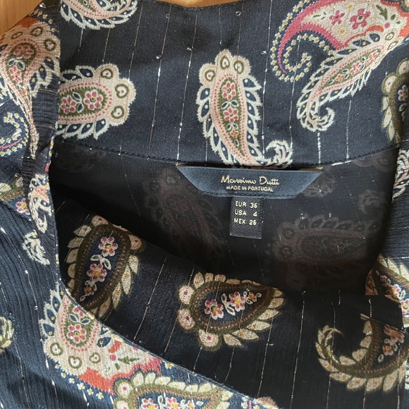 Massimo Dutti Paisley Blouse - Picture 7 of 7
